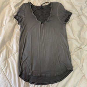 American Eagle Soft & Sexy criss cross top
